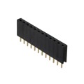 RS1-12-G - RECEPTACLE STRIP 12P 2.54MM PITC