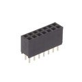 RS2-14-G - RECEPTACLE STRIP 14P 2.54MM PITC