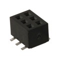 M22-6340342 - CONN RCPT 6POS 0.079 GOLD SMD