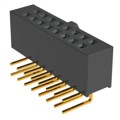 SFH11-PBPC-D08-RA-BK - CONN HDR 16POS 0.1 GOLD PCB R/A