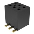 FLE-103-01-G-DV - CONN RCPT 6POS 0.05 GOLD SMD