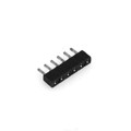 929870-01-06-RA - CONN RCPT 6POS 0.1 GOLD PCB