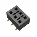 HLE-103-02-G-DV-P - CONN RCPT 6POS 0.1 GOLD SMD