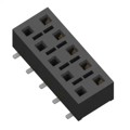 HLE-105-02-L-DV-P-TR - CONN RCPT 10POS 0.1 GOLD SMD