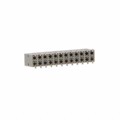 89898-312LF - CONN RCPT 24POS 0.1 GOLD SMD