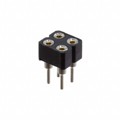 SMC-2-04-1-GT - MACHINE PIN SOCKET 4P 2.54MM PIT