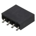 147721-3 - CONN RCPT 4POS 0.1 GOLD SMD R/A