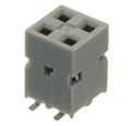 89898-302LF - CONN RCPT 4POS 0.1 GOLD SMD