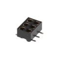 0872630623 - CONN RCPT 6POS 0.079 GOLD SMD