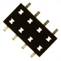 55510-108LF - CONN RCPT 8POS 0.079 GOLD SMD