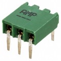 216602-3 - CONN RCPT 3POS 0.1 GOLD PCB R/A