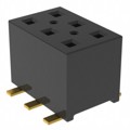 TLE-103-01-G-DV-K-TR - CONN RCPT 6POS 0.079 GOLD SMD