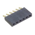 SMH-106-02-G-S - CONN RCPT 6POS 0.1 GOLD SMD R/A