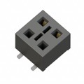 HLE-102-02-L-DV-BE - CONN RCPT 4POS 0.1 GOLD SMD