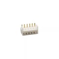 0022162061 - CONN RCPT 6POS 0.1 GOLD EDGE MNT
