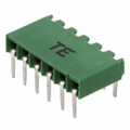 216602-6 - CONN RCPT 6POS 0.1 GOLD PCB R/A