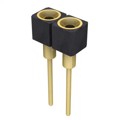 SS-102-G-1C - CONN RCPT 2POS 0.1 GOLD PCB