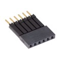 ESQ-106-44-G-S - CONN SOCKET 6POS 0.1 GOLD PCB