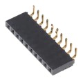 SSW-110-02-G-S-RA-LL - CONN RCPT 10POS 0.1 GOLD PCB R/A