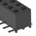 MMS-128-02-F-DV-K-TR - CONN RCPT 56POS 0.079 GOLD SMD