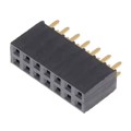 SSW-107-21-G-D - CONN RCPT 14POS 0.1 GOLD PCB