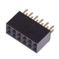 65781-006LF - CONN RCPT 12POS 0.1 GOLD PCB
