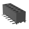 MMS-106-02-S-DV-A-K-TR - CONN RCPT 12POS 0.079 GOLD SMD