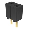 CES-102-01-G-S - CONN RCPT 2POS 0.1 GOLD PCB