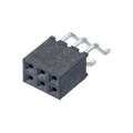 M22-6550342R - CONN RCPT 6P 0.079 GOLD SMD R/A