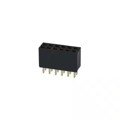71609-303ALF - CONN RCPT 6POS 0.1 GOLD SMD R/A