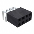 SSW-104-02-T-D - CONN RCPT .100" 8POS DUAL TIN