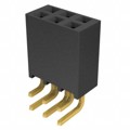 SSQ-103-02-G-D-RA - CONN RCPT 6POS 0.1 GOLD PCB R/A