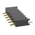 MMS-106-02-LM-SH - CONN RCPT 6P 0.079 GOLD SMD R/A