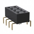 HLE-104-02-G-DV-PE-LC-TR - CONN RCPT 8POS 0.1 GOLD PCB