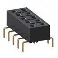 HLE-105-02-G-DV-PE-LC - CONN RCPT 10POS 0.1 GOLD PCB
