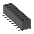 MMS-108-02-F-DV-K-TR - CONN RCPT 16POS 0.079 GOLD SMD