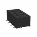 HLE-104-02-L-DV-LC-K-TR - CONN RCPT 8POS 0.1 GOLD SMD