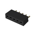BC075-05-A-L-A - 5POS 1.0MM PITCH SOCKET, SIL, SM