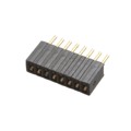 HRS-1B-08-GA - RECEPTACLE STRIP, 1.27MM, VERTIC