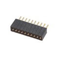 HRS-1B-10-GA - RECEPTACLE STRIP, 1.27MM, VERTIC