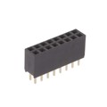 RS2-16-G - RECEPTACLE STRIP 16P 2.54MM PITC