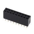 RS2-18-G - RECEPTACLE STRIP 18P 2.54MM PITC