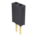 SSW-102-02-G-S - CONN RCPT .100" 2POS SNGL GOLD