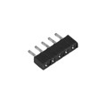 929870-01-05-RA - CONN RCPT 5POS 0.1 GOLD PCB