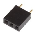 SSW-101-01-G-Q - CONN RCPT 3POS GOLD PCB