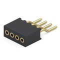 851-13-004-40-001000 - CONN RCPT 4POS 0.05 GOLD SMD R/A