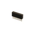 HRS-1B-09-GA - RECEPTACLE STRIP, 1.27MM,, VERTI