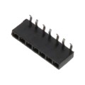 969875-7 - CONN RCPT 7POS 0.1 GOLD PCB R/A