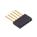 SSW-105-03-G-S - CONN RCPT 5POS 0.1 GOLD PCB