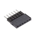 ESQ-106-23-L-S - CONN SOCKET 6POS 0.1 GOLD PCB